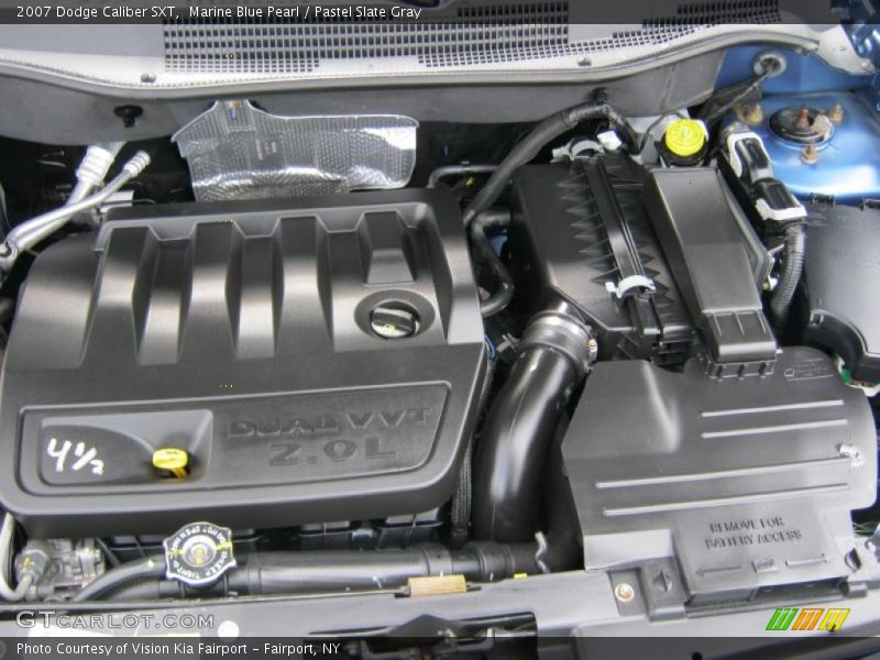 Marine Blue Pearl / Pastel Slate Gray 2007 Dodge Caliber SXT
