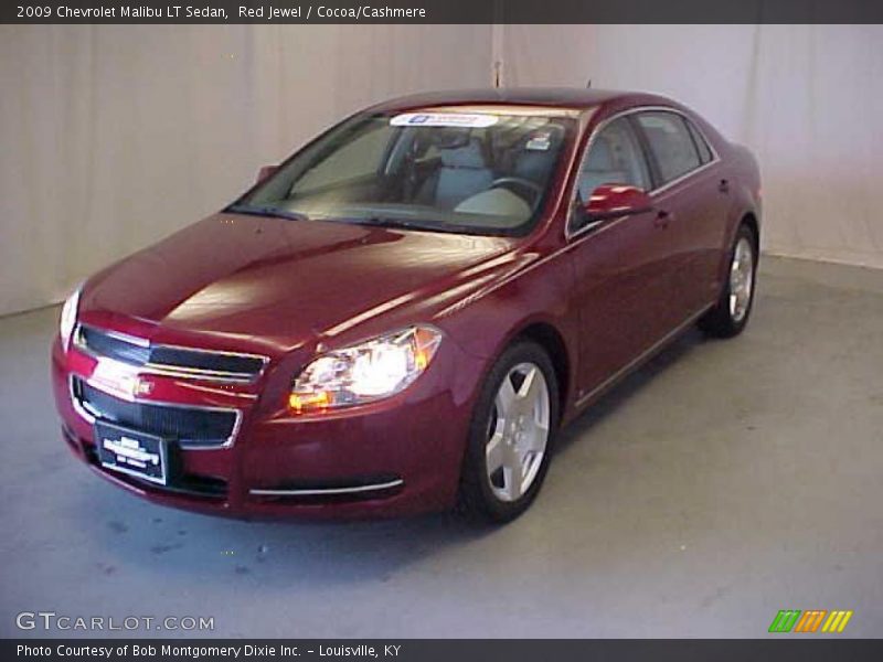Red Jewel / Cocoa/Cashmere 2009 Chevrolet Malibu LT Sedan
