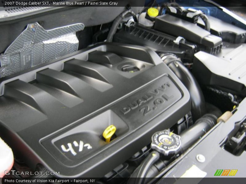 Marine Blue Pearl / Pastel Slate Gray 2007 Dodge Caliber SXT