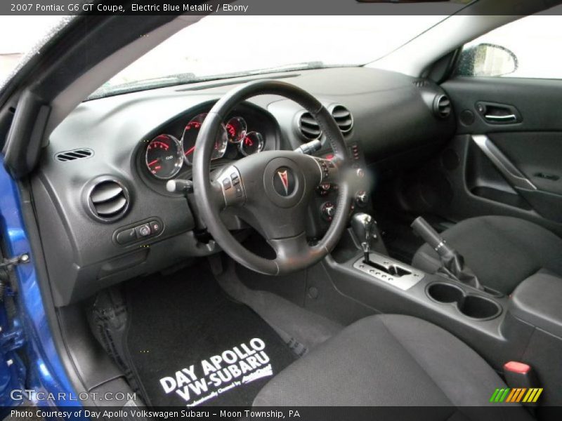 Electric Blue Metallic / Ebony 2007 Pontiac G6 GT Coupe