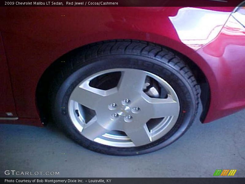 Red Jewel / Cocoa/Cashmere 2009 Chevrolet Malibu LT Sedan