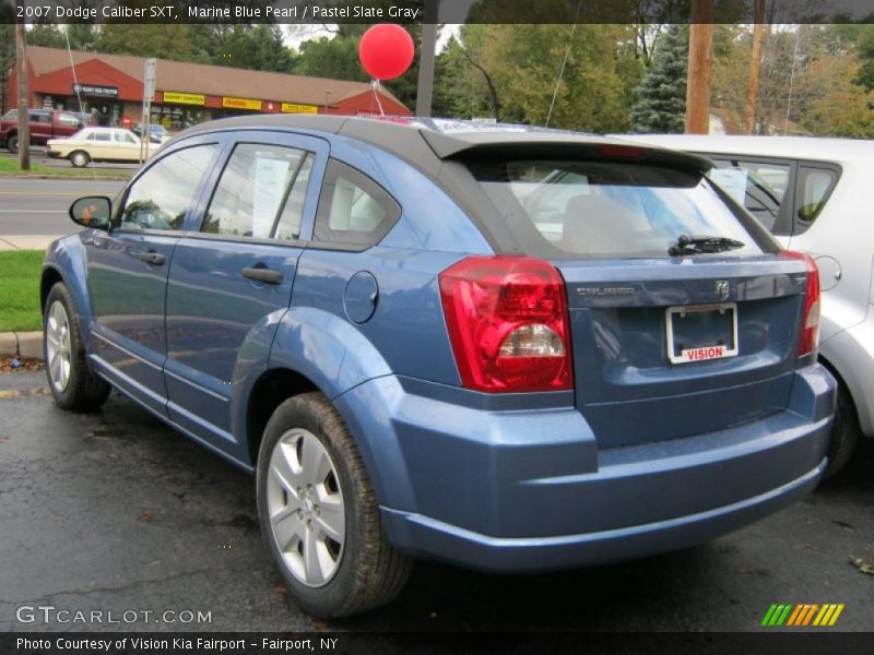 Marine Blue Pearl / Pastel Slate Gray 2007 Dodge Caliber SXT