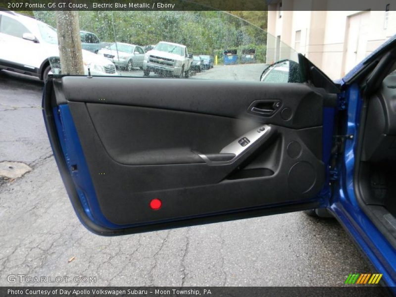 Electric Blue Metallic / Ebony 2007 Pontiac G6 GT Coupe