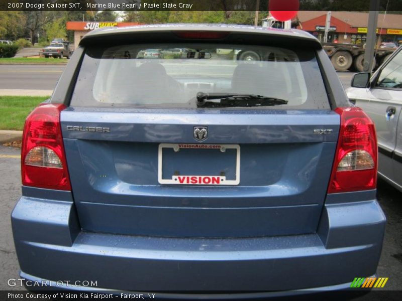 Marine Blue Pearl / Pastel Slate Gray 2007 Dodge Caliber SXT
