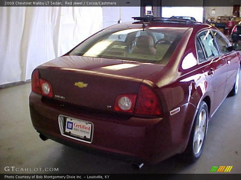 Red Jewel / Cocoa/Cashmere 2009 Chevrolet Malibu LT Sedan