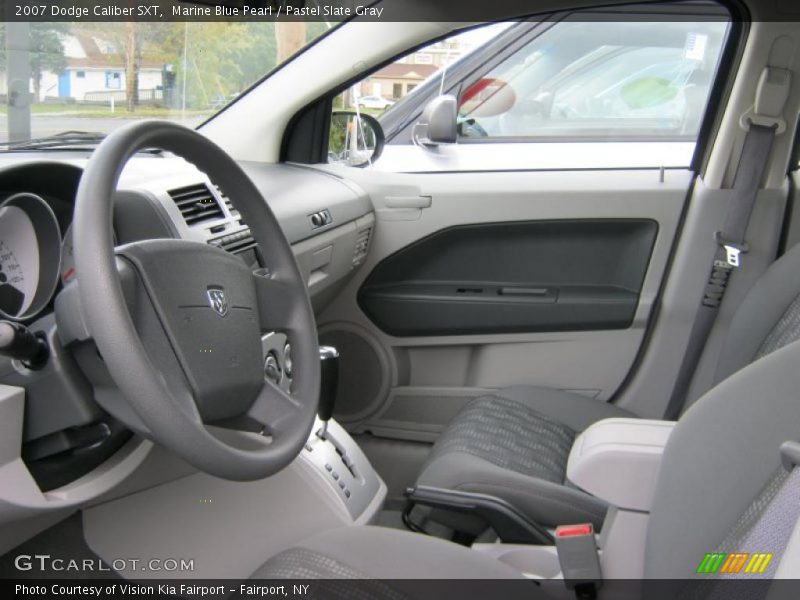 Marine Blue Pearl / Pastel Slate Gray 2007 Dodge Caliber SXT