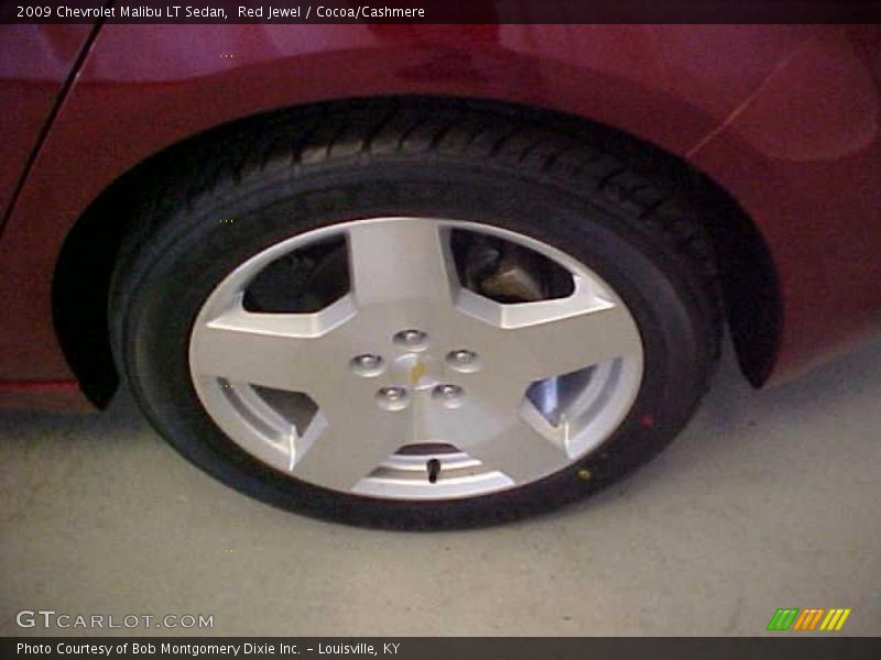 Red Jewel / Cocoa/Cashmere 2009 Chevrolet Malibu LT Sedan