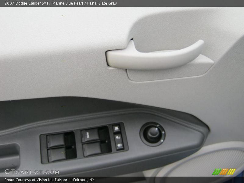Marine Blue Pearl / Pastel Slate Gray 2007 Dodge Caliber SXT