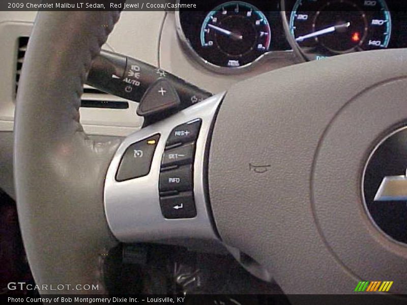 Red Jewel / Cocoa/Cashmere 2009 Chevrolet Malibu LT Sedan