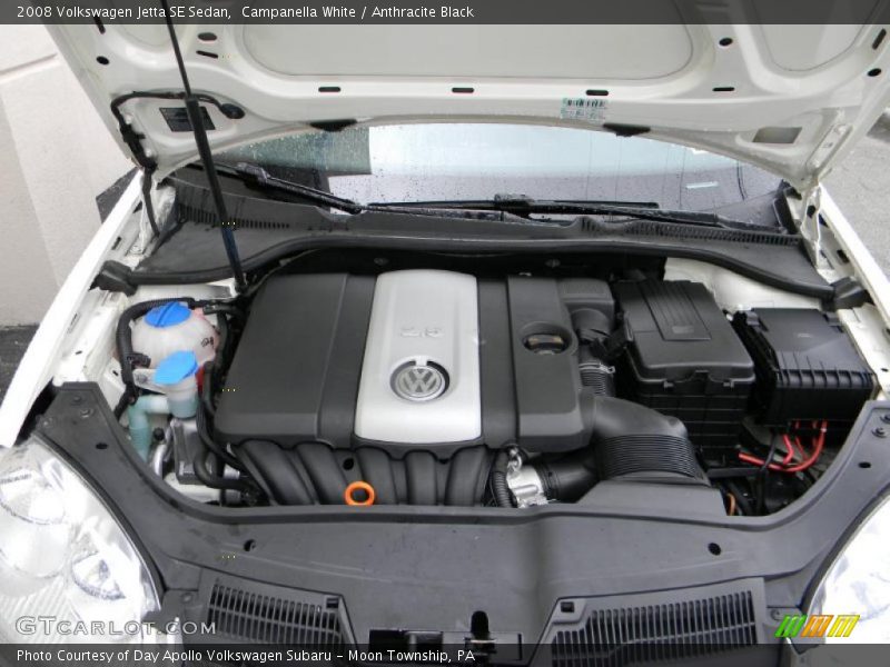 Campanella White / Anthracite Black 2008 Volkswagen Jetta SE Sedan
