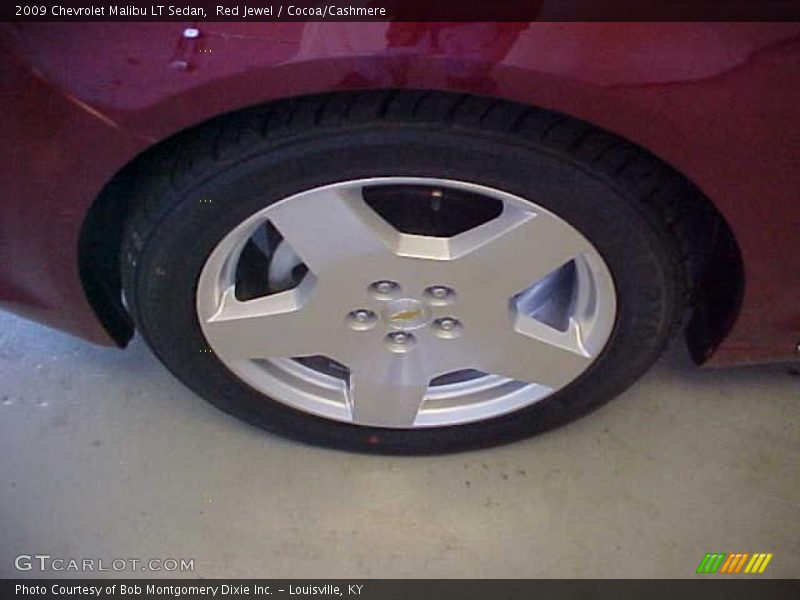 Red Jewel / Cocoa/Cashmere 2009 Chevrolet Malibu LT Sedan