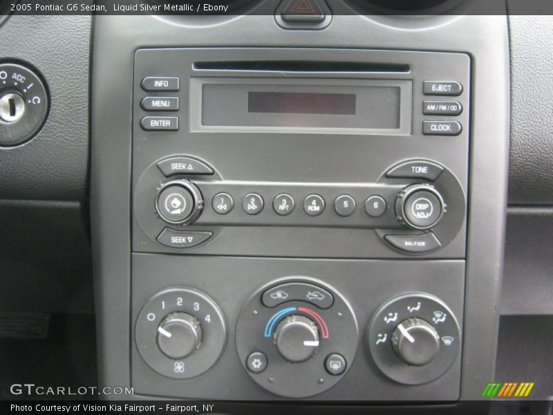 Liquid Silver Metallic / Ebony 2005 Pontiac G6 Sedan