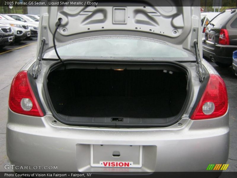 Liquid Silver Metallic / Ebony 2005 Pontiac G6 Sedan