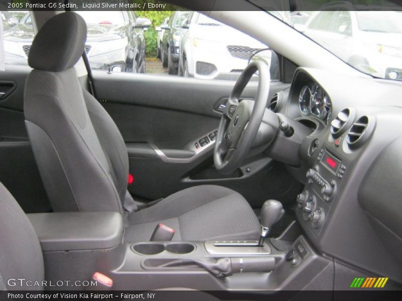 Liquid Silver Metallic / Ebony 2005 Pontiac G6 Sedan