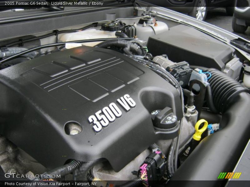 Liquid Silver Metallic / Ebony 2005 Pontiac G6 Sedan
