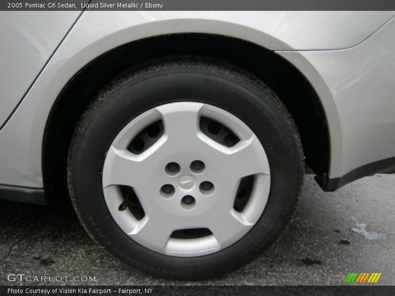 Liquid Silver Metallic / Ebony 2005 Pontiac G6 Sedan