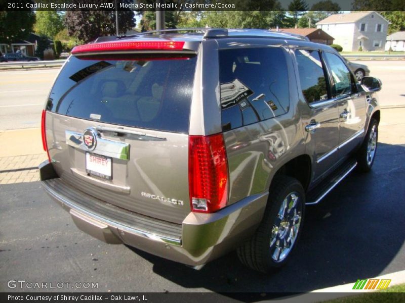 Mocha Steel Metallic / Cashmere/Cocoa 2011 Cadillac Escalade Luxury AWD