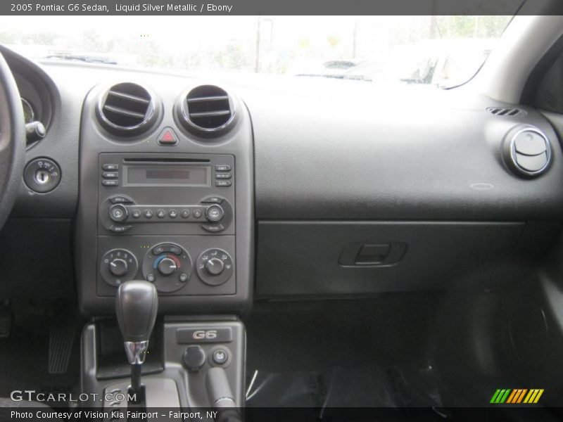 Liquid Silver Metallic / Ebony 2005 Pontiac G6 Sedan