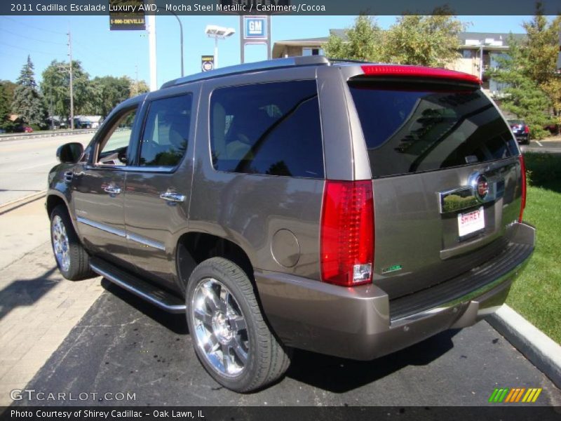 Mocha Steel Metallic / Cashmere/Cocoa 2011 Cadillac Escalade Luxury AWD