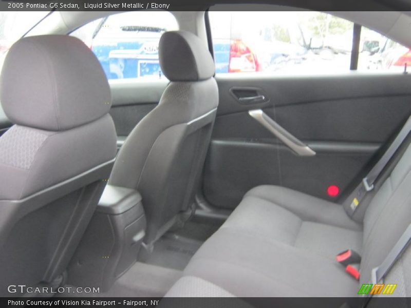 Liquid Silver Metallic / Ebony 2005 Pontiac G6 Sedan