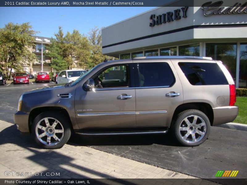 Mocha Steel Metallic / Cashmere/Cocoa 2011 Cadillac Escalade Luxury AWD