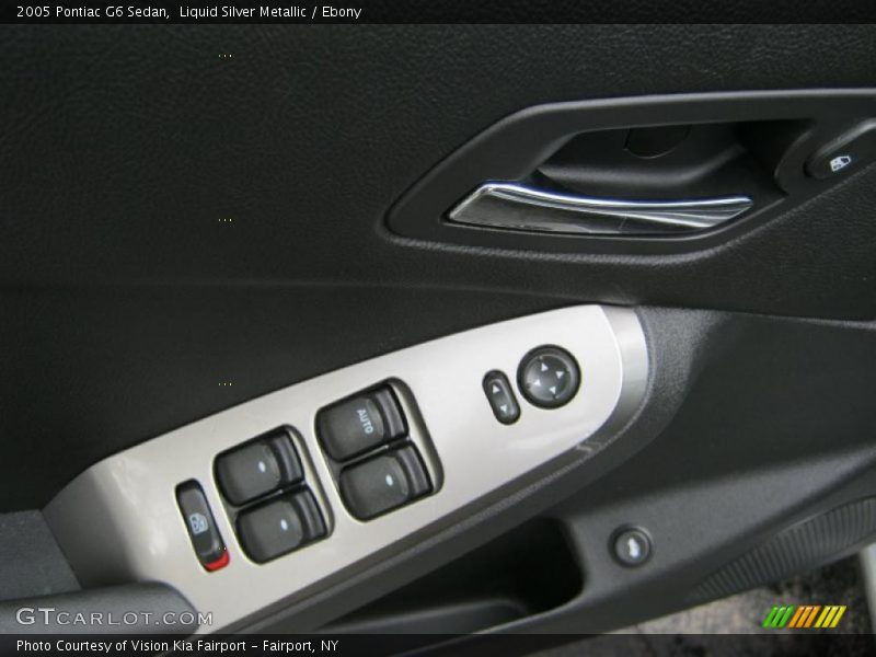 Liquid Silver Metallic / Ebony 2005 Pontiac G6 Sedan