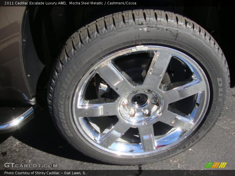 Mocha Steel Metallic / Cashmere/Cocoa 2011 Cadillac Escalade Luxury AWD