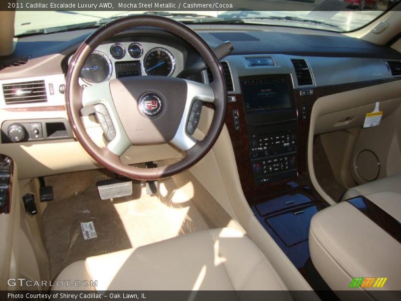 Mocha Steel Metallic / Cashmere/Cocoa 2011 Cadillac Escalade Luxury AWD