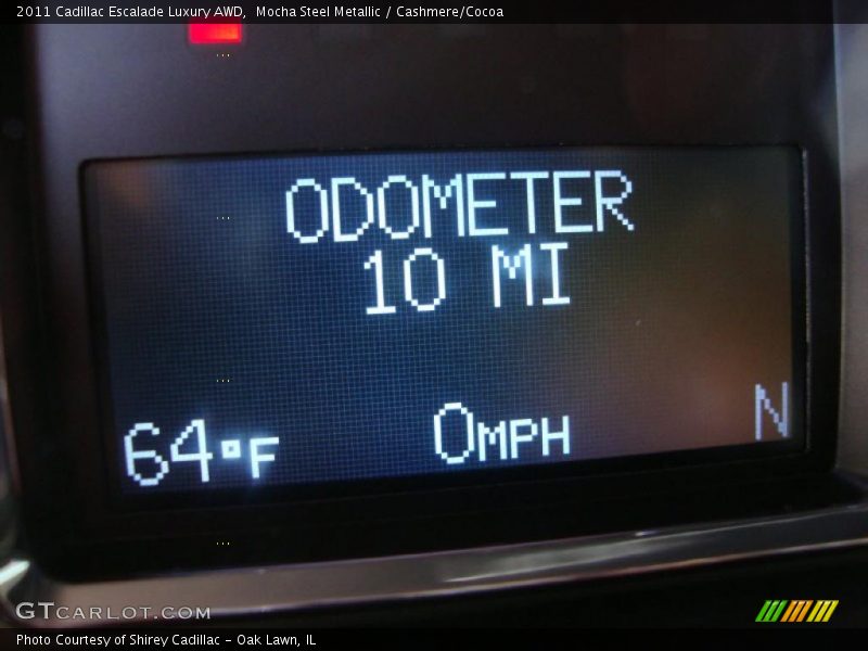 Mocha Steel Metallic / Cashmere/Cocoa 2011 Cadillac Escalade Luxury AWD