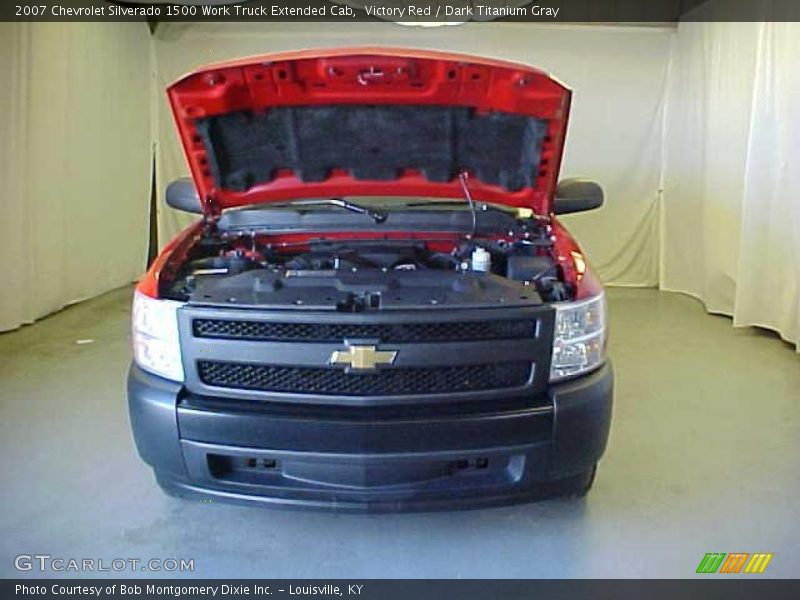 Victory Red / Dark Titanium Gray 2007 Chevrolet Silverado 1500 Work Truck Extended Cab