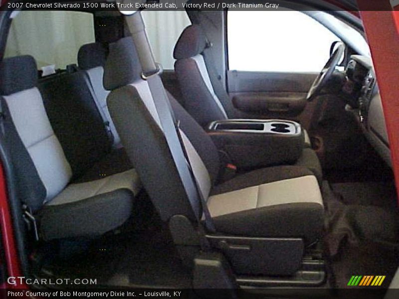 Victory Red / Dark Titanium Gray 2007 Chevrolet Silverado 1500 Work Truck Extended Cab