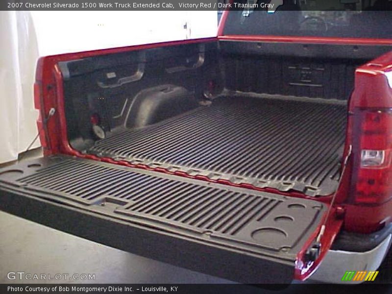 Victory Red / Dark Titanium Gray 2007 Chevrolet Silverado 1500 Work Truck Extended Cab
