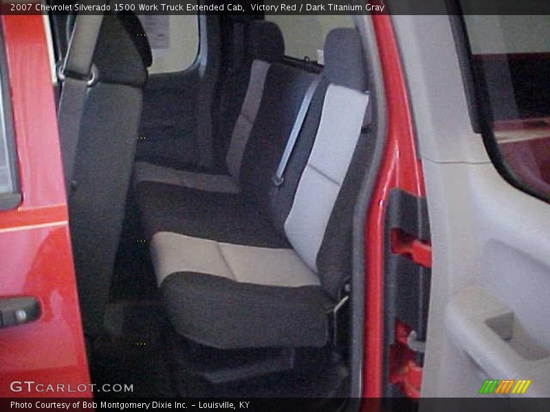 Victory Red / Dark Titanium Gray 2007 Chevrolet Silverado 1500 Work Truck Extended Cab