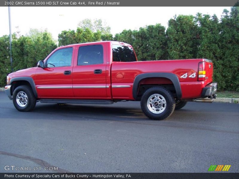 Fire Red / Neutral 2002 GMC Sierra 1500 HD SLT Crew Cab 4x4