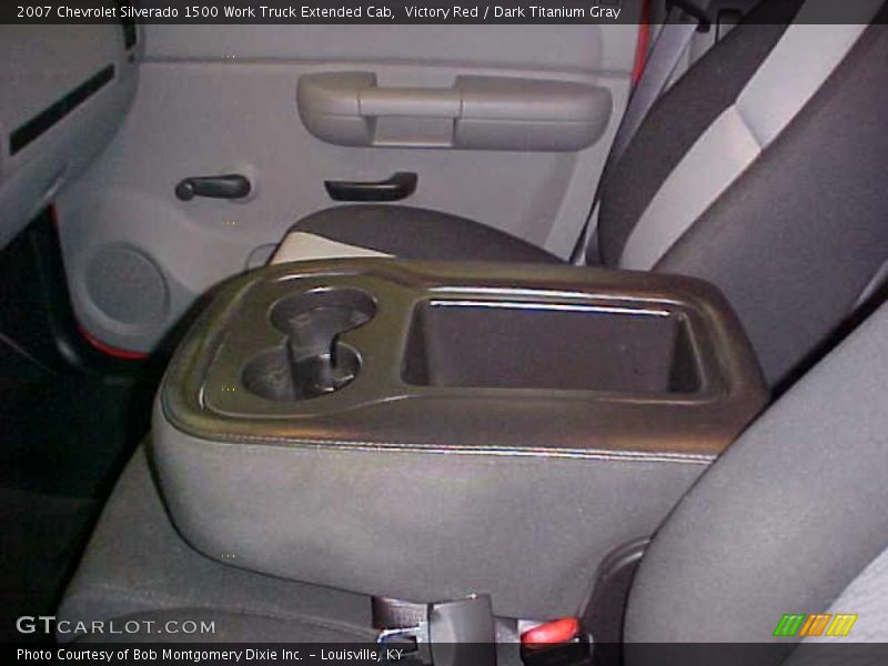 Victory Red / Dark Titanium Gray 2007 Chevrolet Silverado 1500 Work Truck Extended Cab