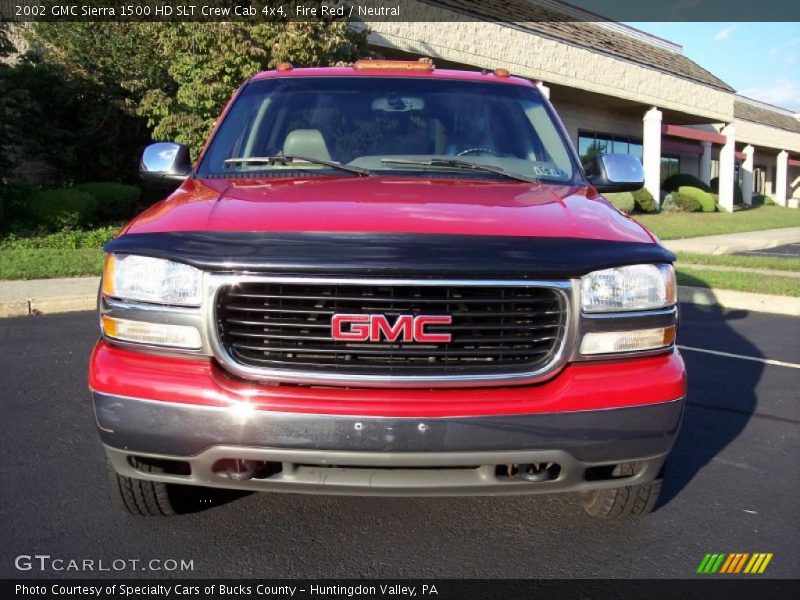 Fire Red / Neutral 2002 GMC Sierra 1500 HD SLT Crew Cab 4x4