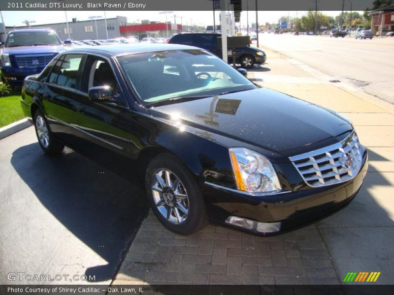 Black Raven / Ebony 2011 Cadillac DTS Luxury