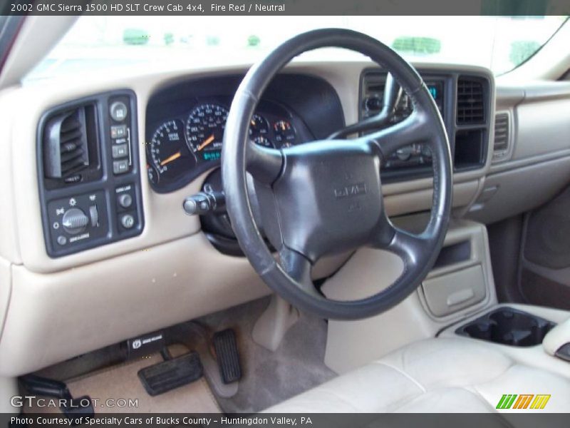 Fire Red / Neutral 2002 GMC Sierra 1500 HD SLT Crew Cab 4x4