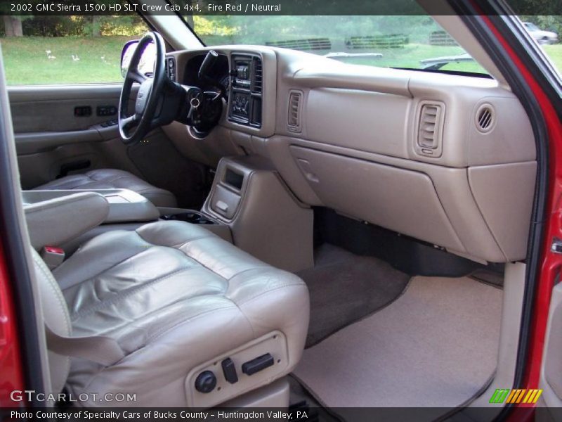 Fire Red / Neutral 2002 GMC Sierra 1500 HD SLT Crew Cab 4x4