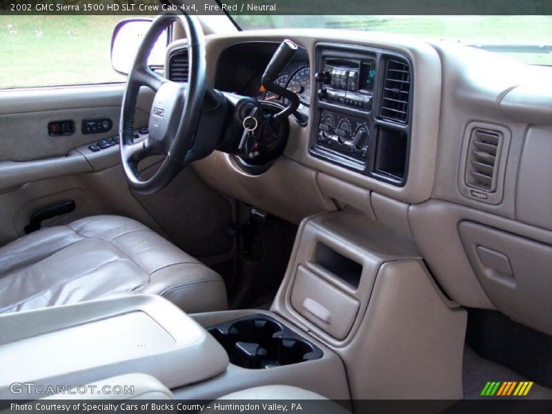 Fire Red / Neutral 2002 GMC Sierra 1500 HD SLT Crew Cab 4x4