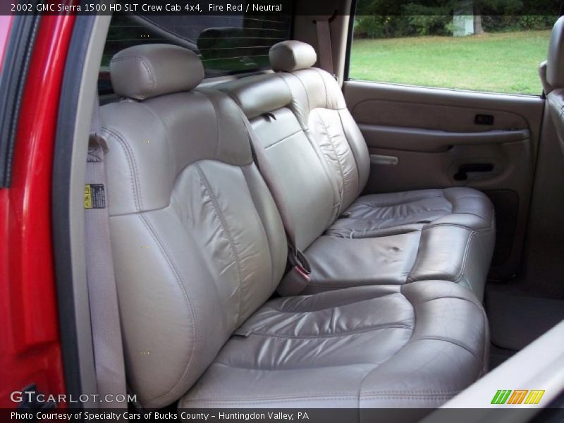Fire Red / Neutral 2002 GMC Sierra 1500 HD SLT Crew Cab 4x4