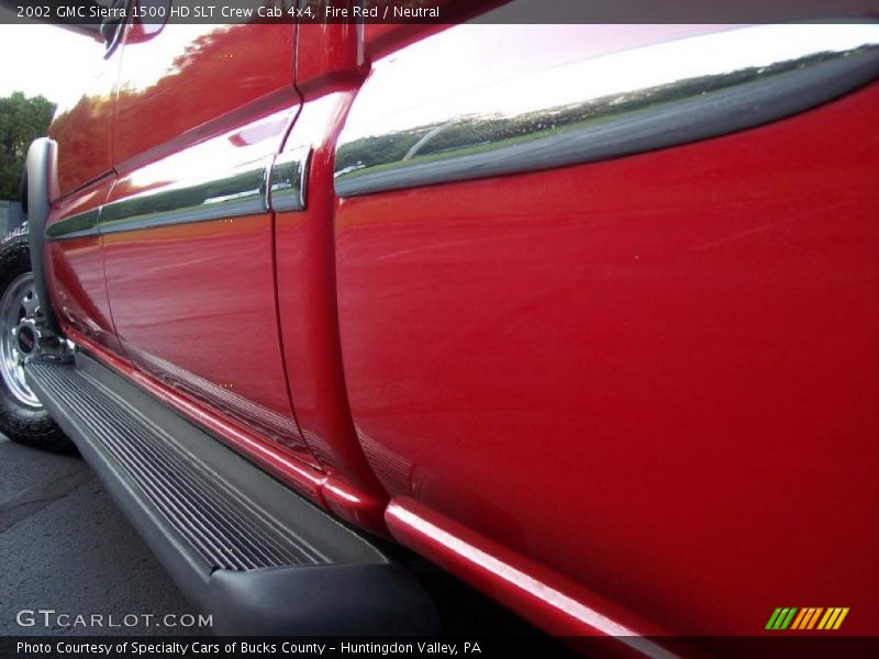Fire Red / Neutral 2002 GMC Sierra 1500 HD SLT Crew Cab 4x4