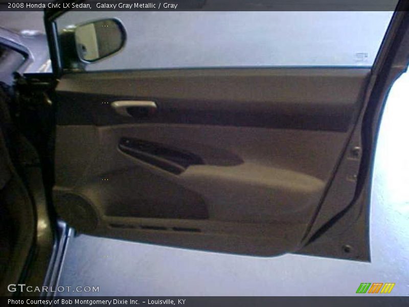 Galaxy Gray Metallic / Gray 2008 Honda Civic LX Sedan