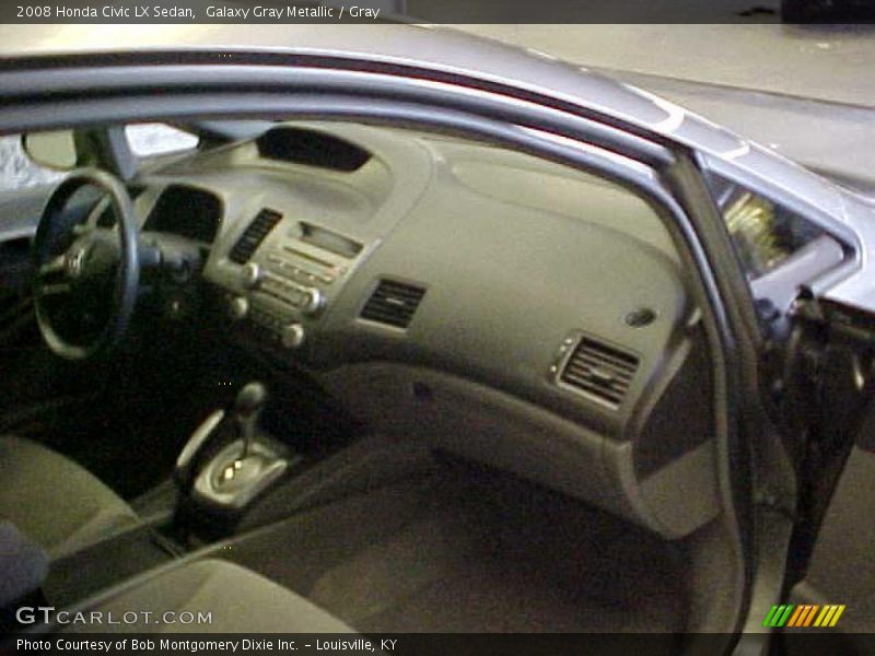 Galaxy Gray Metallic / Gray 2008 Honda Civic LX Sedan