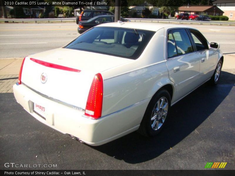 White Diamond Tri-coat / Ebony 2010 Cadillac DTS Luxury