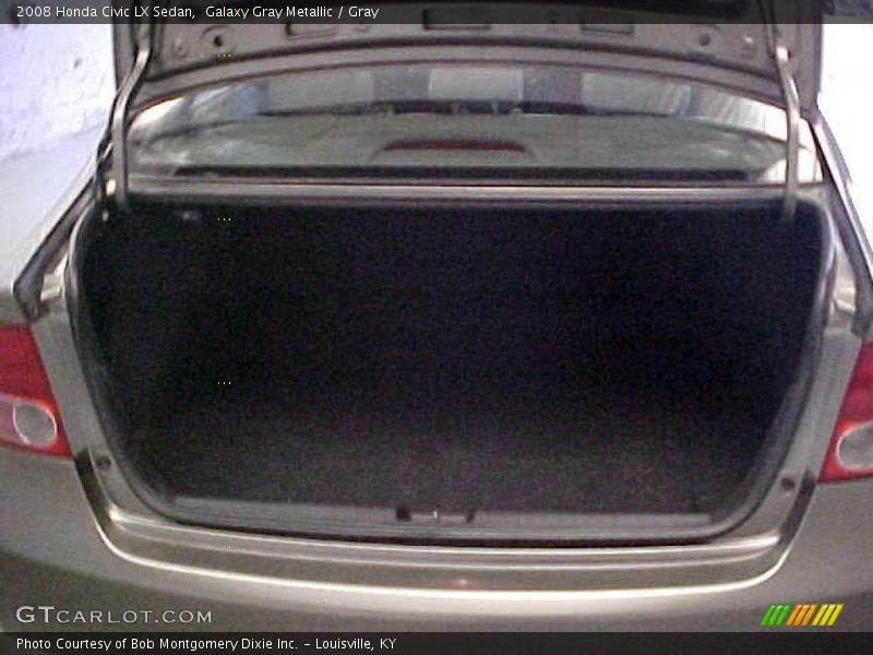 Galaxy Gray Metallic / Gray 2008 Honda Civic LX Sedan