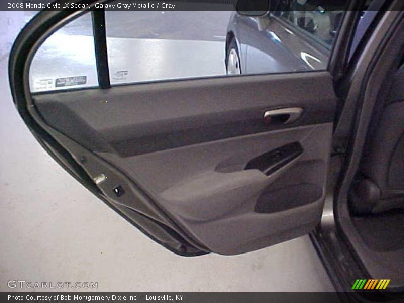 Galaxy Gray Metallic / Gray 2008 Honda Civic LX Sedan