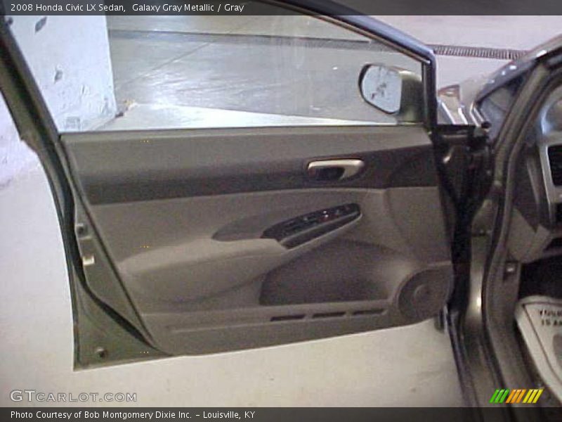 Galaxy Gray Metallic / Gray 2008 Honda Civic LX Sedan