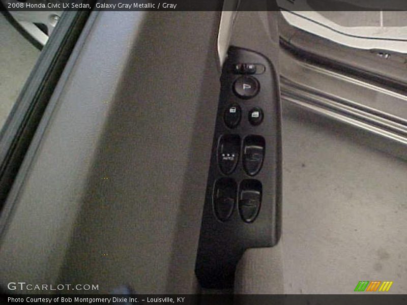 Galaxy Gray Metallic / Gray 2008 Honda Civic LX Sedan