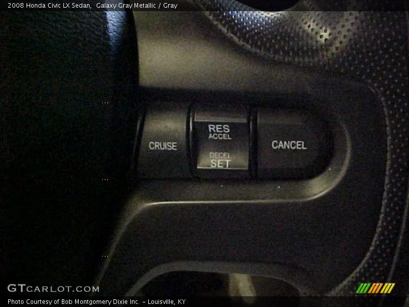 Galaxy Gray Metallic / Gray 2008 Honda Civic LX Sedan